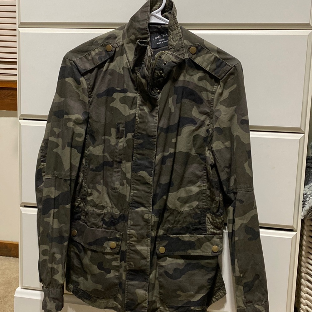 Womens button coat